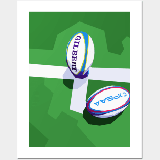 Rugby Ball Posters and Art